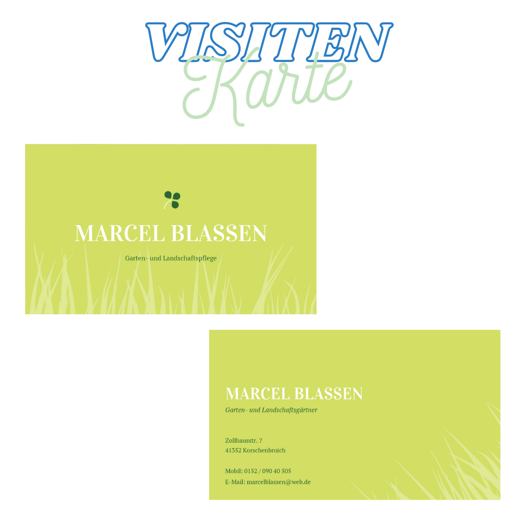 Visitenkarte Marcel Blassen